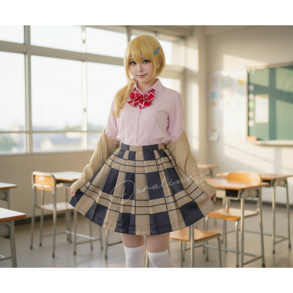 Kostum Cosplay Aihara Yuzu Anime Citrus High Quality