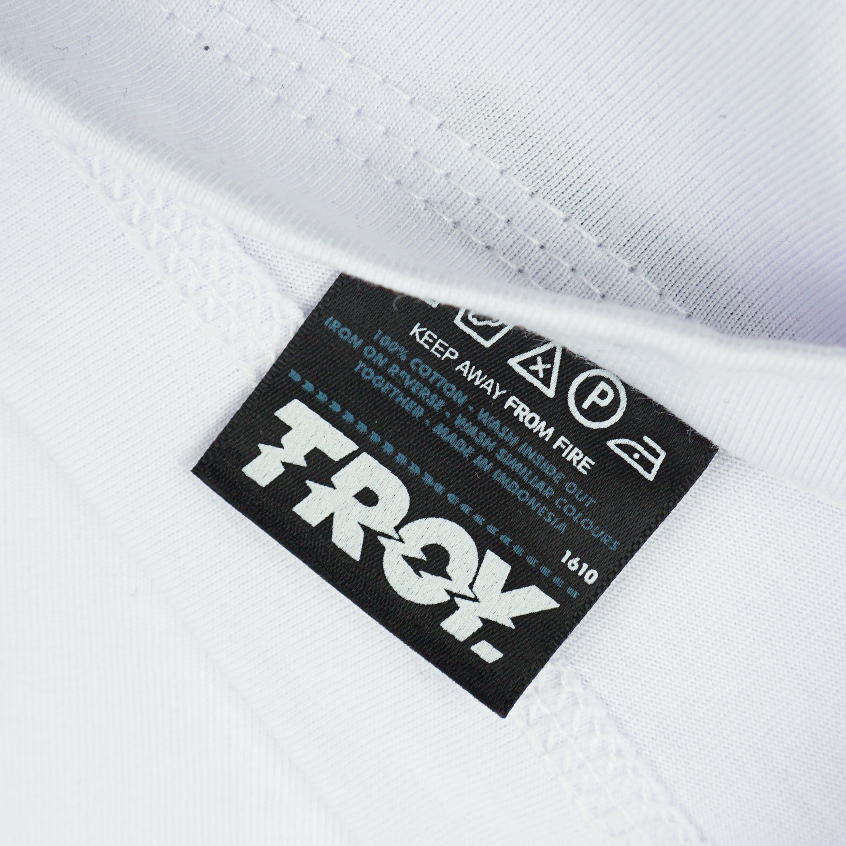 Troy Company Baju Koko Pria Putih Lengan Pendek Kerah Shanghai Ubica KKD 2461