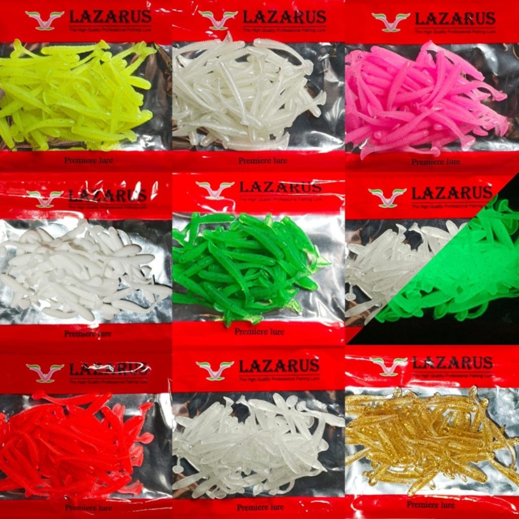Umpan Pancing Soft Lure Lazarus isi 50pcs