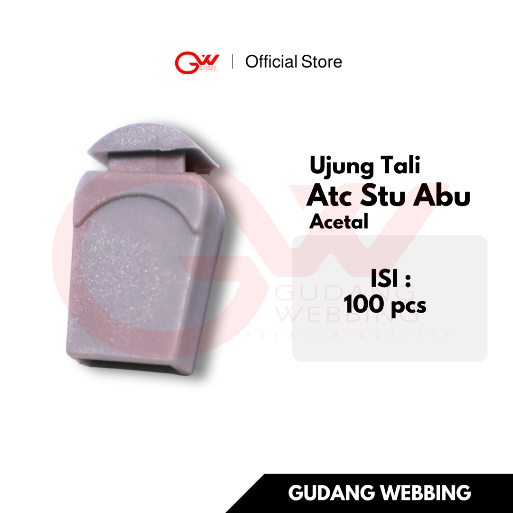 UJUNG TALI / UJUNG TALI PLASTIK / ATC STU ABU