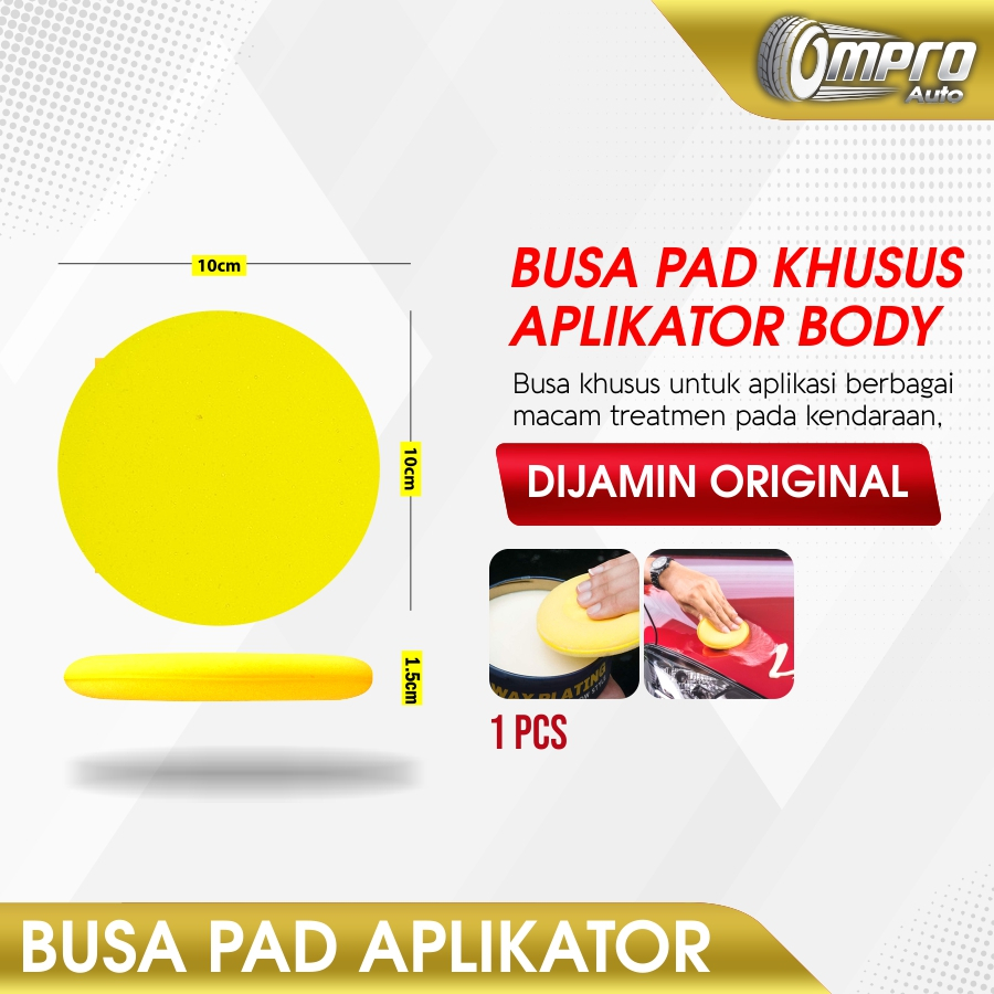 Busa Poles Motor Spons Busa Poles Mini Applicator Busa Poles Mobil Pad Pad Spons Bulat Spons Aplicat