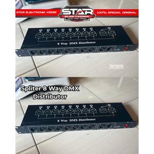 Star Elektronik Spliter 8 Way DMX Distributor Original 100% untuk Sistem Penyambung DMX