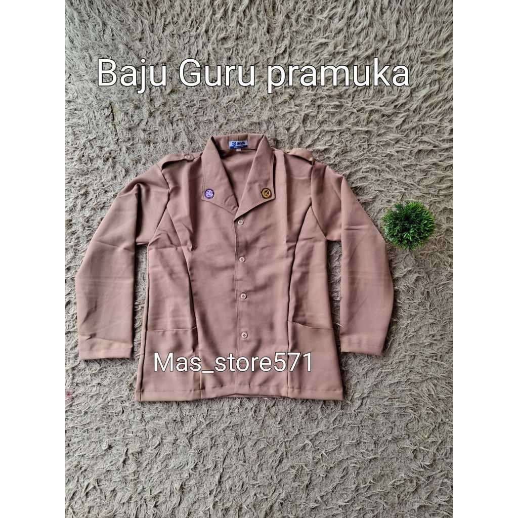 Baju panjang  pramuka PEMBINA  Baju GURU pembina pramuka