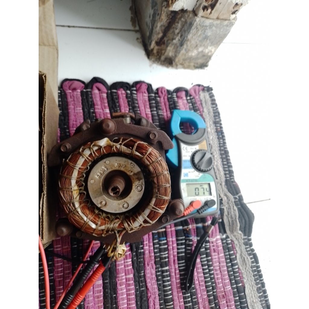 gulungan daleman dinamo kompresor kulkas 2pintu merek Panasonic tanpa STANG PISTON