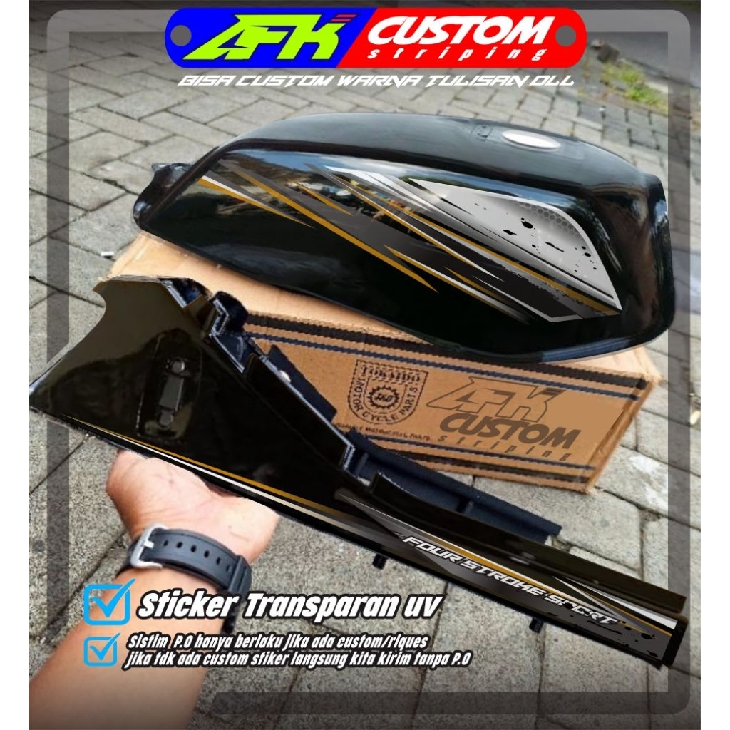 STRIPING HONDA GL PRO/MAX VARIASI / STIKER HONDA GL PRO MAX VARIASI CUSTOM / LIS STRIPING GL PRO MAX