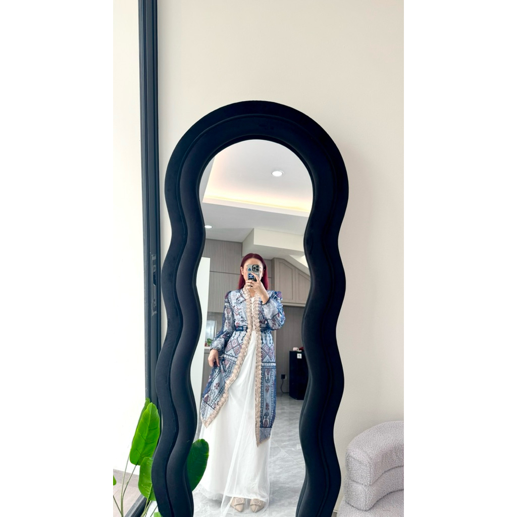 Gamis set outer tile premium | gamis lebaran kondangan | gamis elegan | gamis one set bahan tile jer