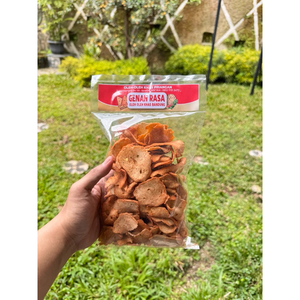 Basreng Pedas Daun Jeruk 250 g & 500 g — foto detail 2 dari 5