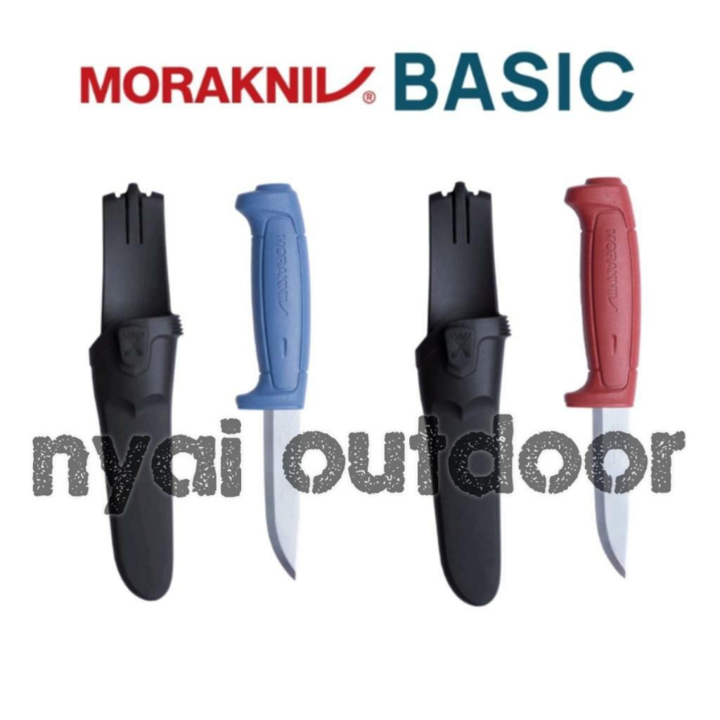 Pisau Morakniv Basic 511 Carbon 546 Stainless Steel Bushcraft Survival