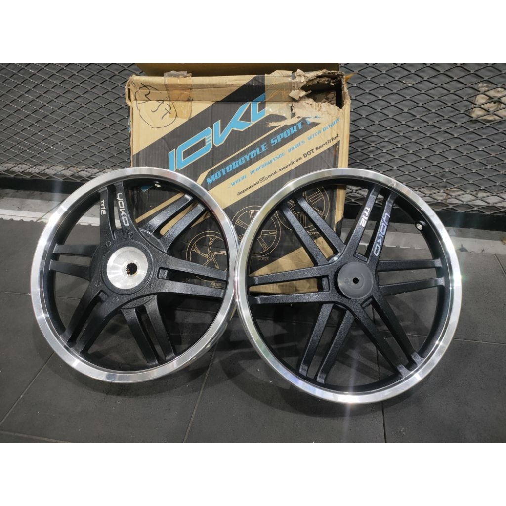Velk Depan Belakang Velg Depan Belakang Matic 1 Set Untuk Motor Honda 110 Original Yoko Thailand