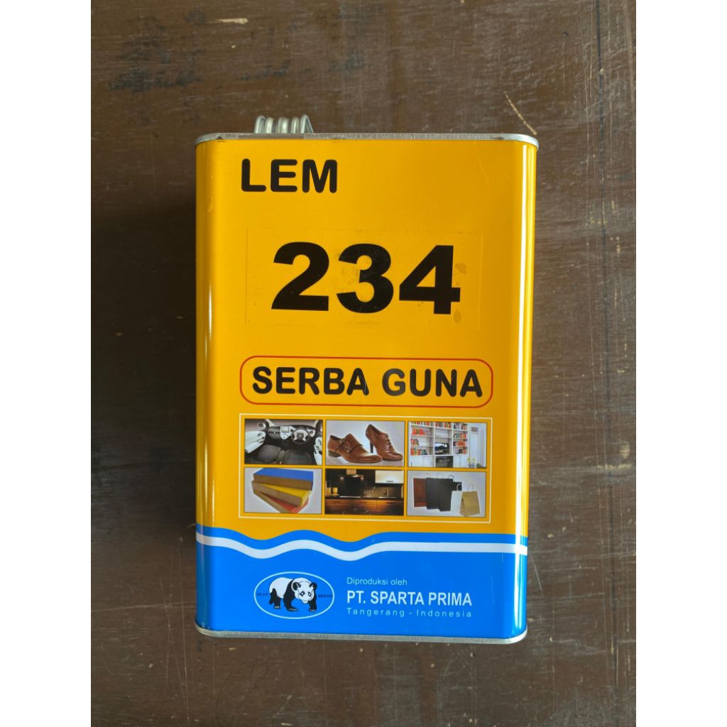 lem 234 serbaguna kuning galon 2,5kg lem kulit busa interior jok sofa Mobil motor