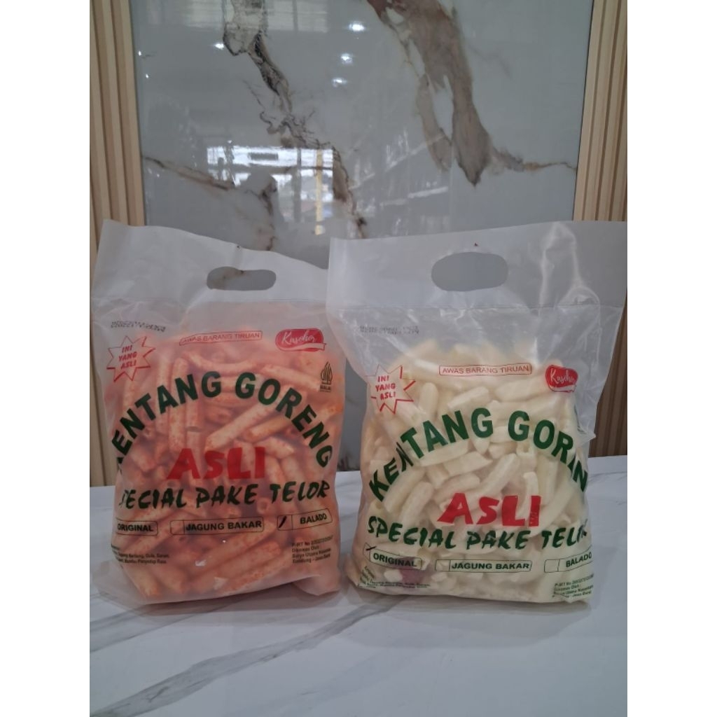 KASOHOR KENTANG GORENG ASLI SPECIAL PAKE TELOR ORIGINAL / BALADO BERAT 250G
