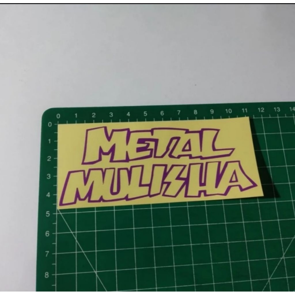 stiker cutting metal mulisha