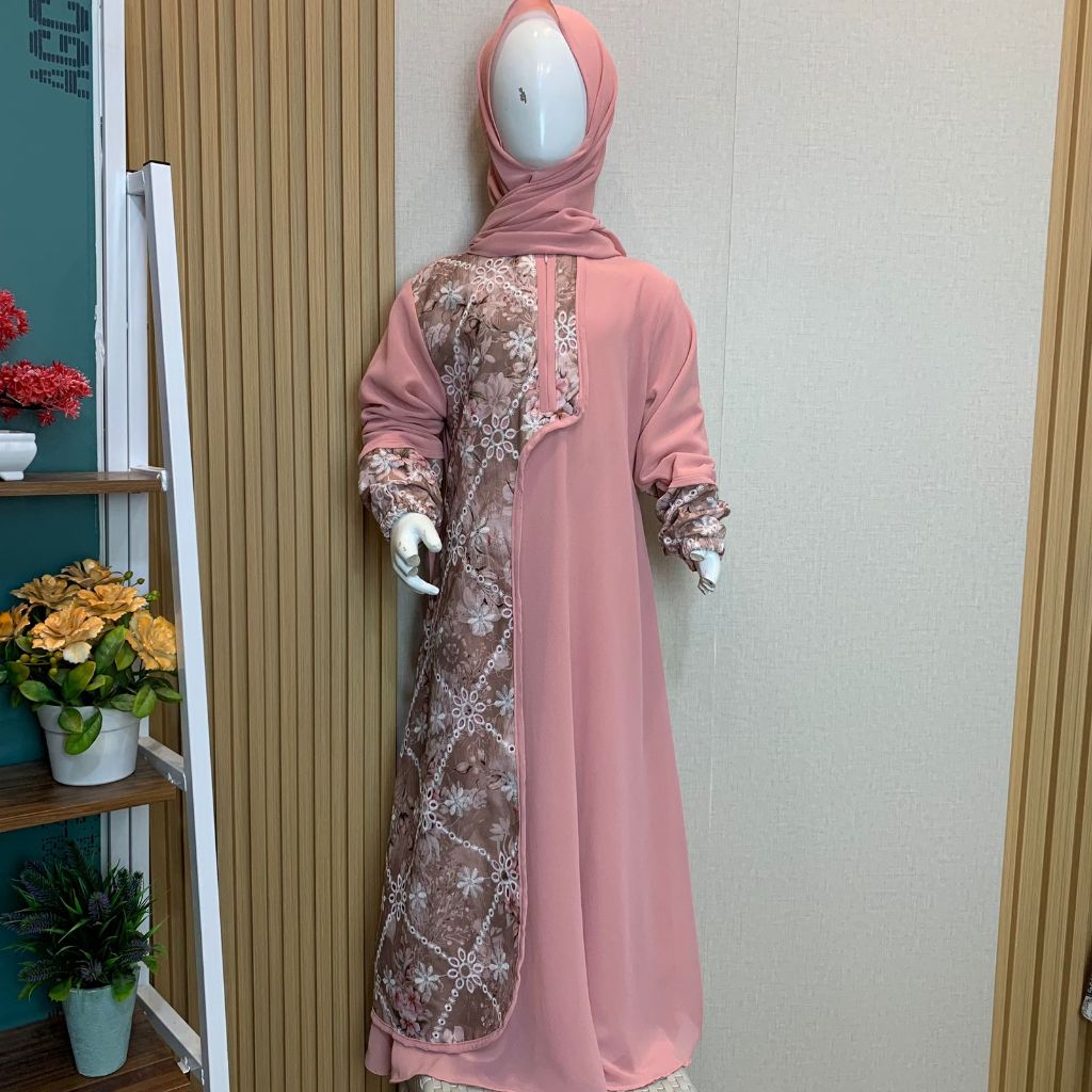 Alifa Dress /Gamis Anak Premium /Baju Muslim Anak