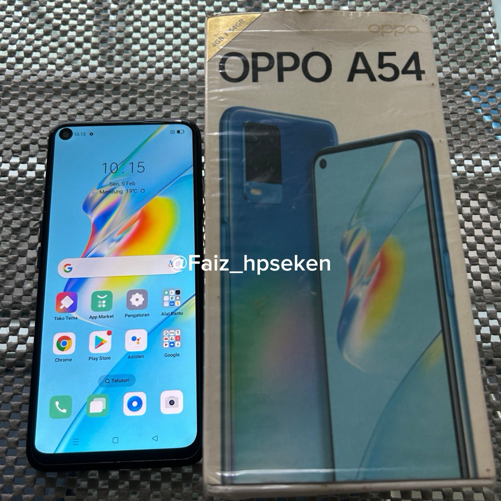Oppo A54 Ram 4/64 Handphone Android Second Normal Siap Pakai (Fullsett)