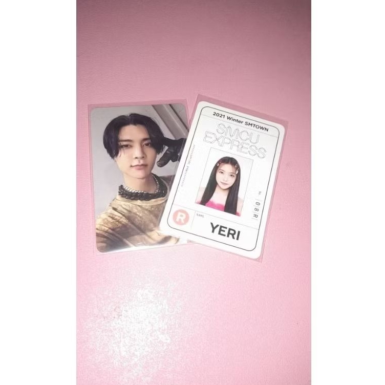 Photocard Johnny 2Baddies Photoobook ver dan Photocard Yeri Red Velvet SMCU winter 2021