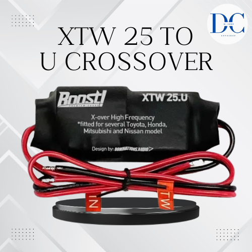 Passive Crossover Audio Mobil - Boost XTW 25 TO - U Crossover - Passive Crossover High-Frequency - P