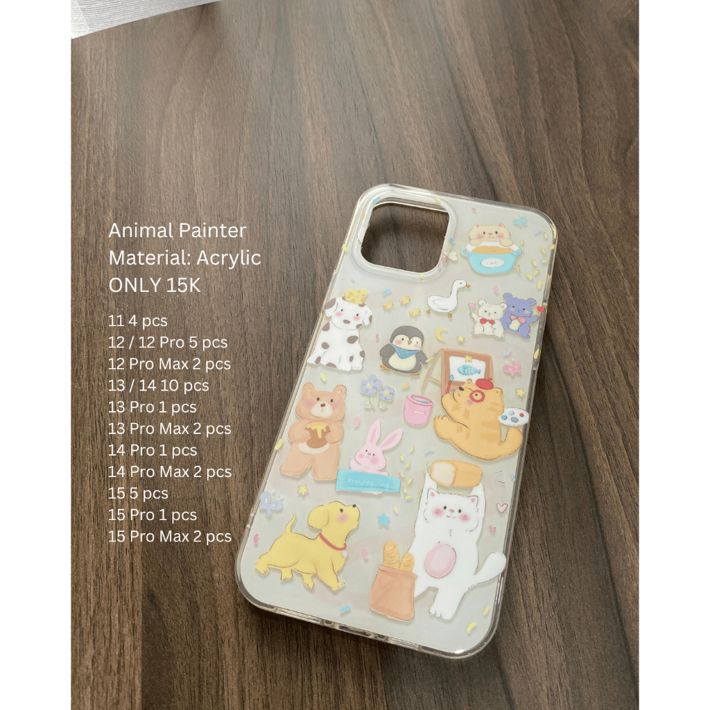 ON SALE Animal Painter Iphone Case Acrylic
