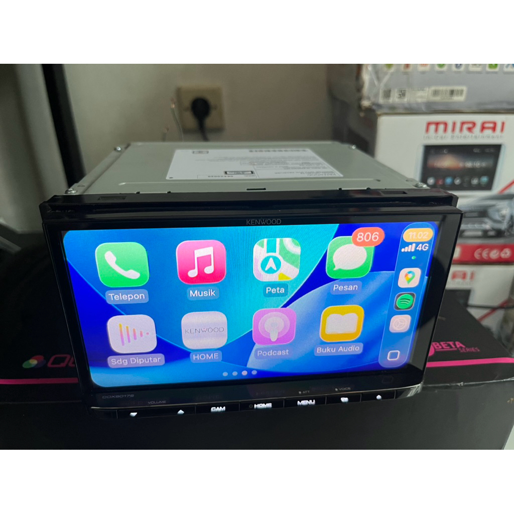 Head unit Kenwood DDX 9017S Hires Honda Civic turbo