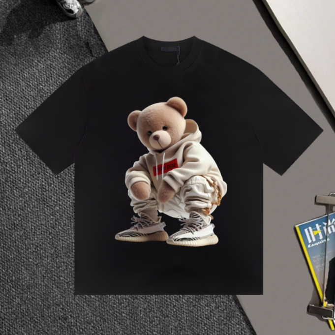 ISANNY LOGO TEDDY BEAR T-SHIRT UNISEX OVERSIZE