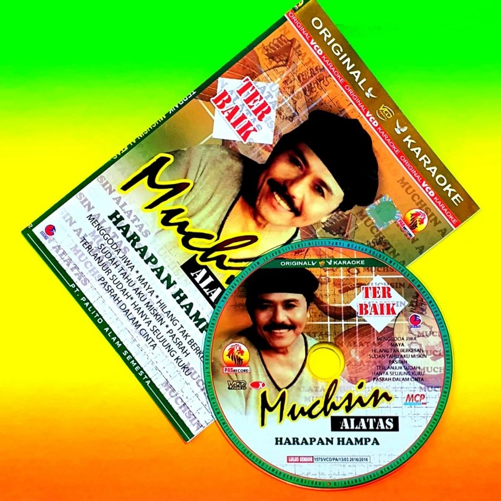 KASET VCD KARAOKE LAGU DANGDUT ASLI ALBUM MUCHSIN ALATAS-VCD KARAOKE DANGDUT LAWAS