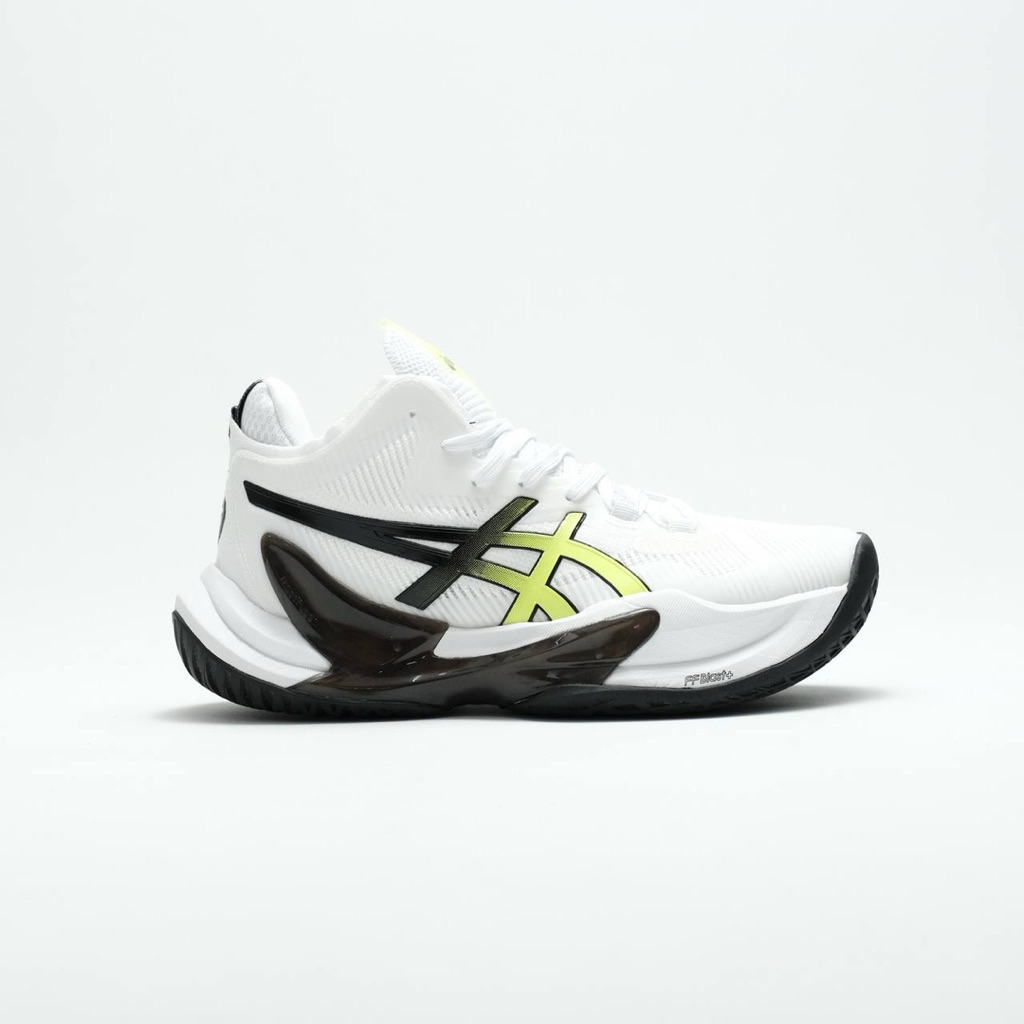 Sepatu Asics Metaris 2 White Black Geen Authentic