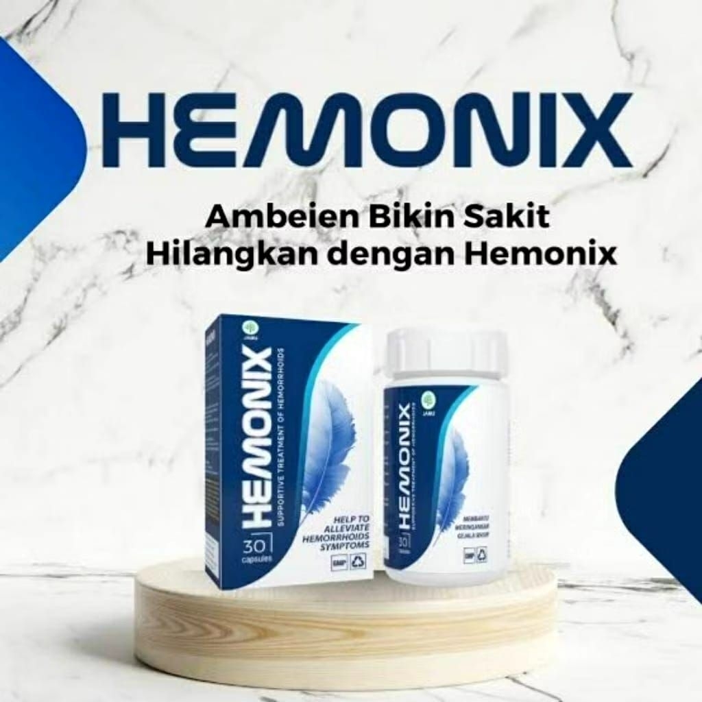 Hemonix Obat Herbal Kapsul Wasir Ambeien Original