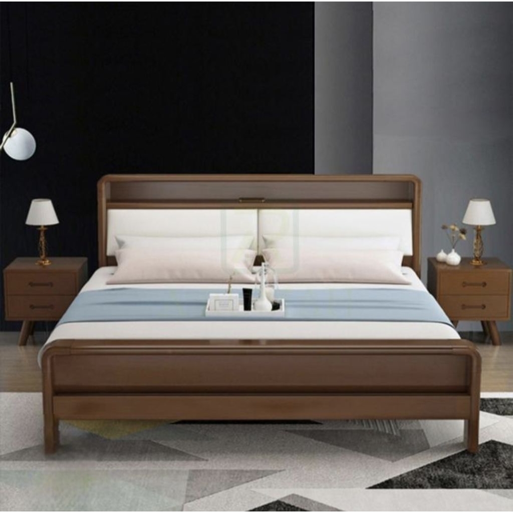 Ranjang minimalis dipan kayu mahoni minimalis tempat tidur kayu ranjang tidur minamlis divan kayu ma