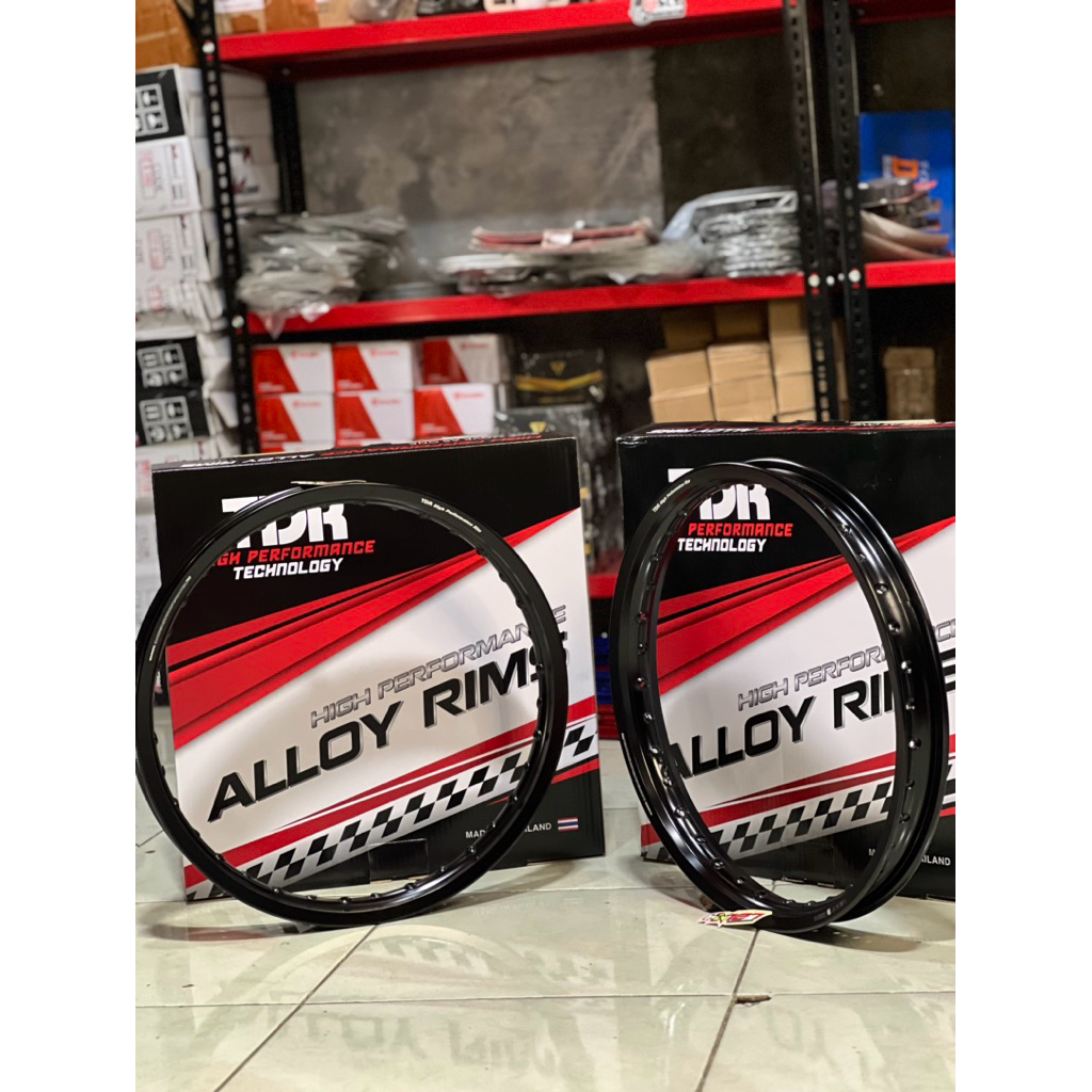 VELG TDR RING 17 UK 140/160 HITAM GLOSY