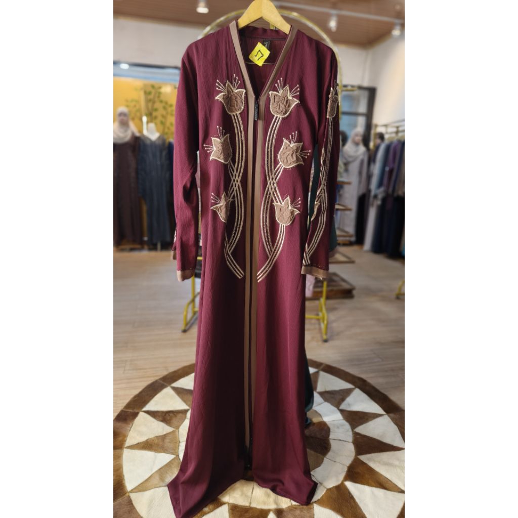 Baju gamis panjang abaya wanita Arab terbaru original Mesir