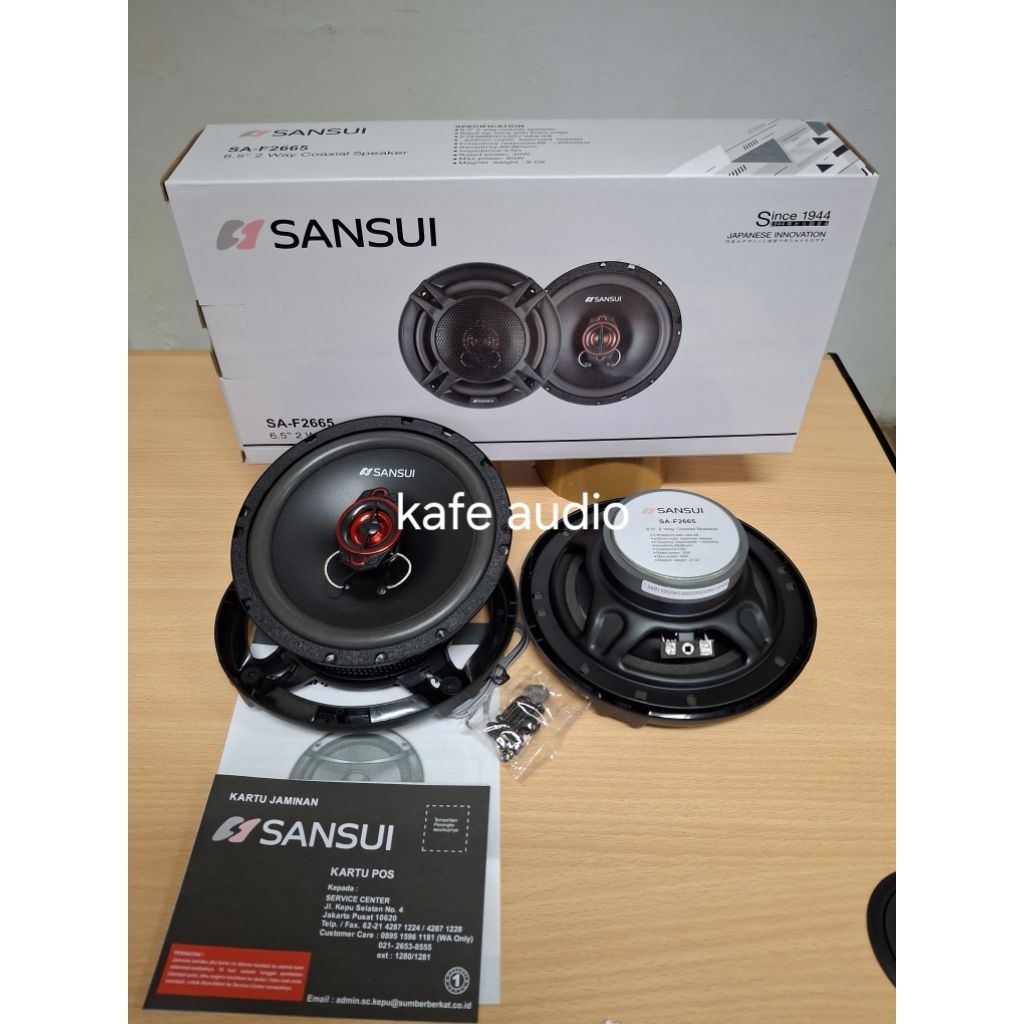 Speaker Coaxial SANSUI SA-F2665 . SPEAKER COAXIAL SANSUI 6,5 INCH