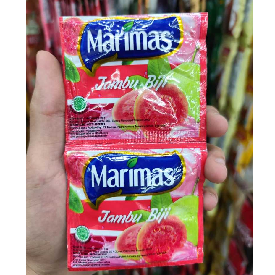 MINUMAN SACHET ISI 6GRX10 RENTENG | MARIMAS JAMBU BIJI | MARIMAS MANGGA | MARIMAS ANGGUR | MARIMAS F
