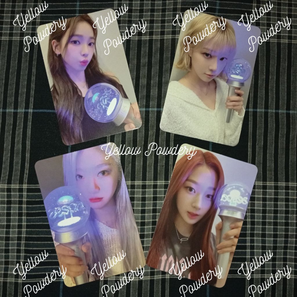 AESPA FANLIGHT PHOTOCARD BENEFIT LIGHTSTICK KARINA GISELLE WINTER NINGNING AE- BEAM BONG EMBLEM PC O