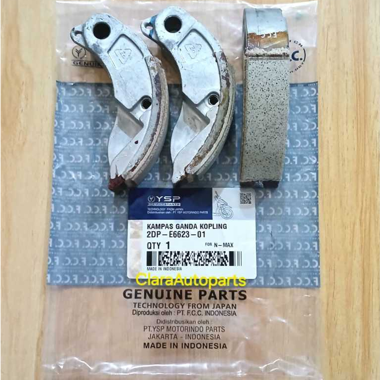 Kampas Ganda Kopling Only Nmax Original FCC 2DP cocok untuk motor Vario 125 150 Pcx 160