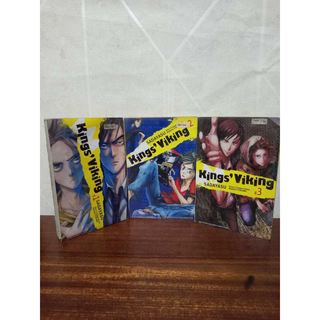KOMIK KING"S VIKING SERI 1-3 CABUTAN/ BEKAS