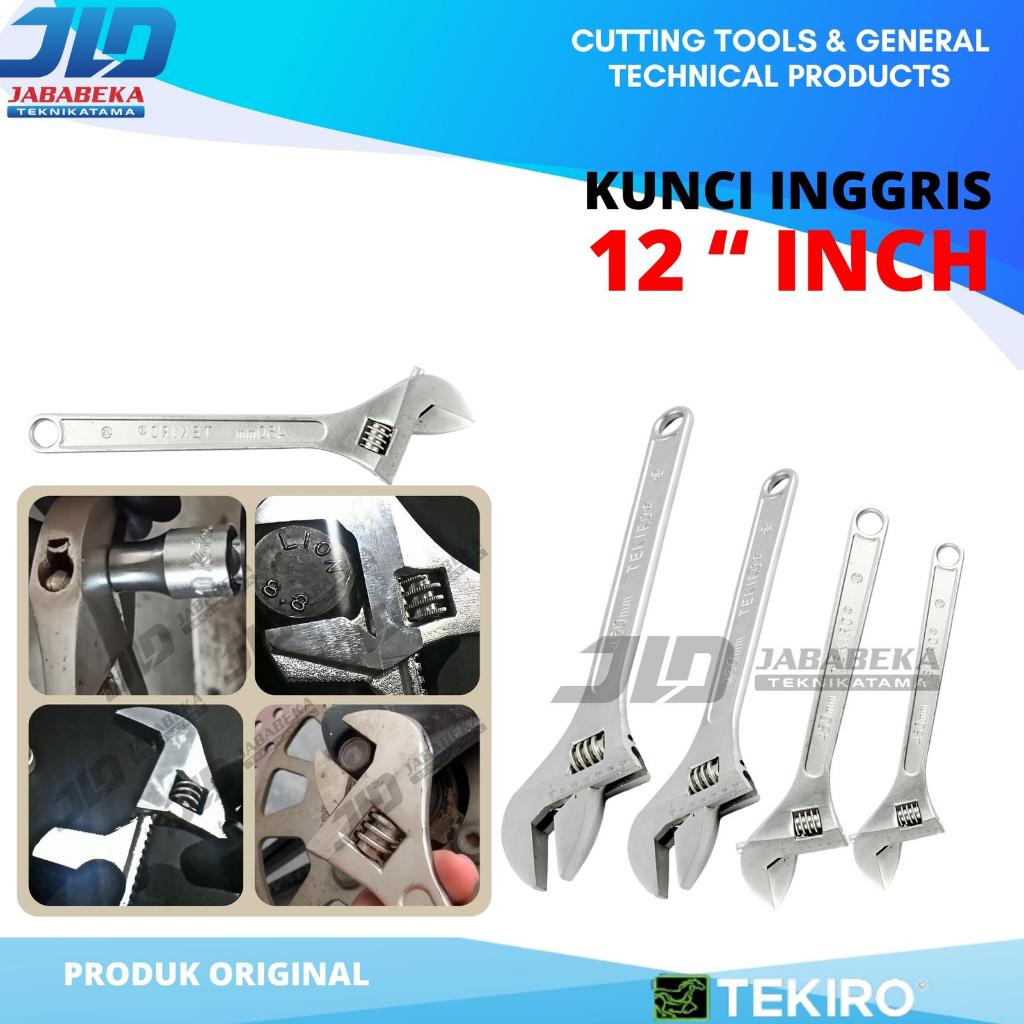 TEKIRO - Kunci Inggris Ukuran 12 Inch Kunci Inggris 12 Inch Merek TEKIRO
