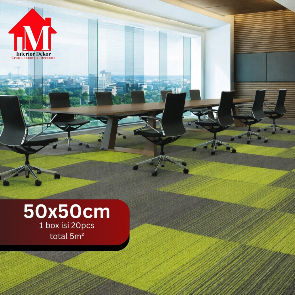 MDEKOR - Karpet WorkingSpace | Karpet Tile Kantor Per Box