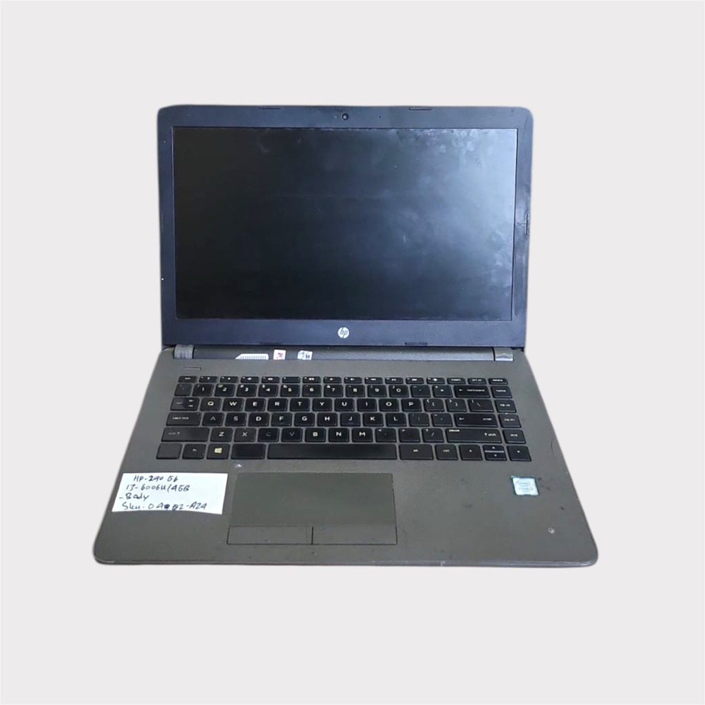 Laptop HP 240 G6 Core i3 6006U Tanpa Ram/HDD
