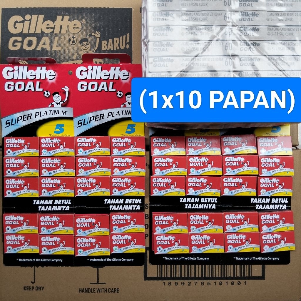PISAU CUKUR GILLETTE GOAl  5.0 PLATINUM (10 PAPAN)