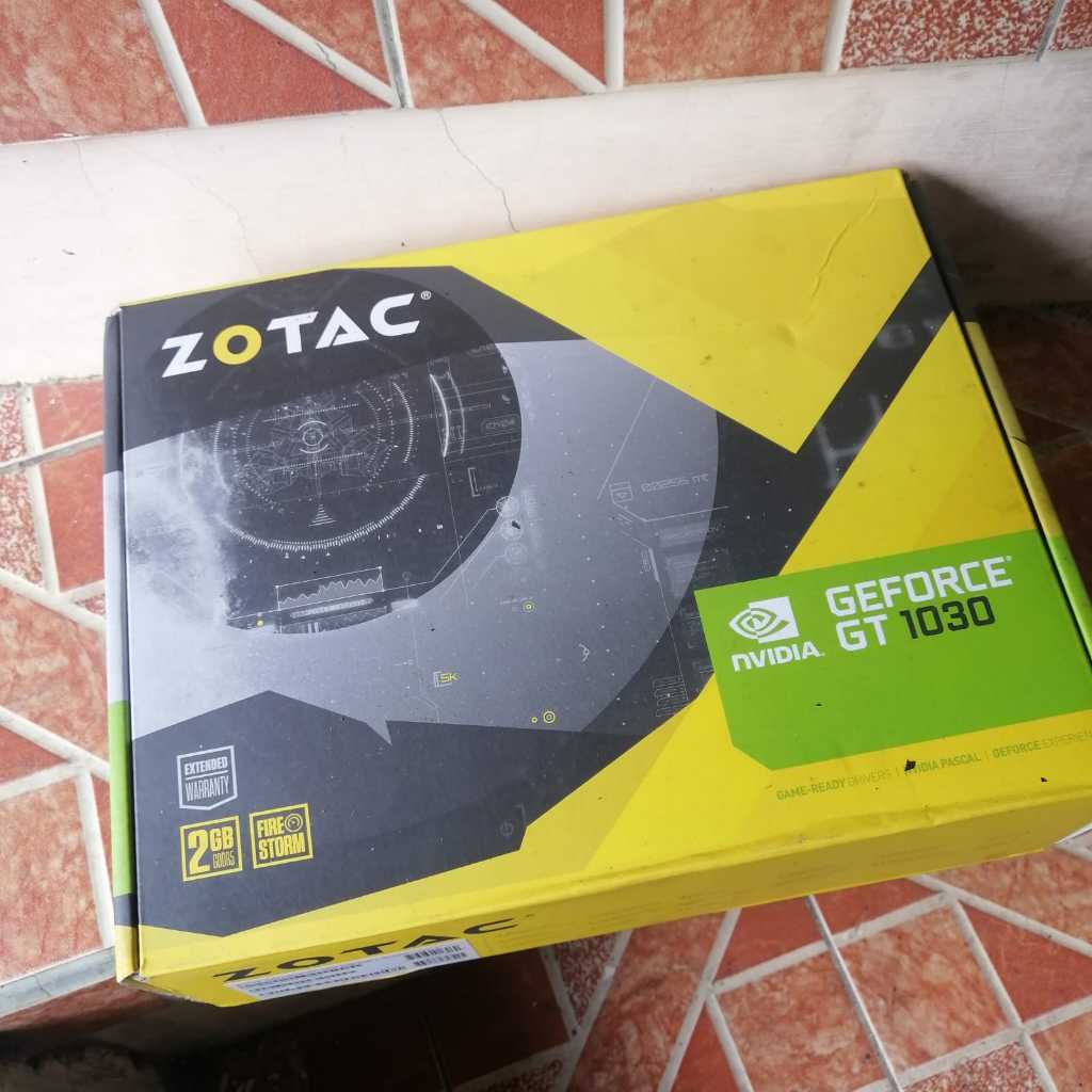kardus zotac nvidia gt 1030 2GB