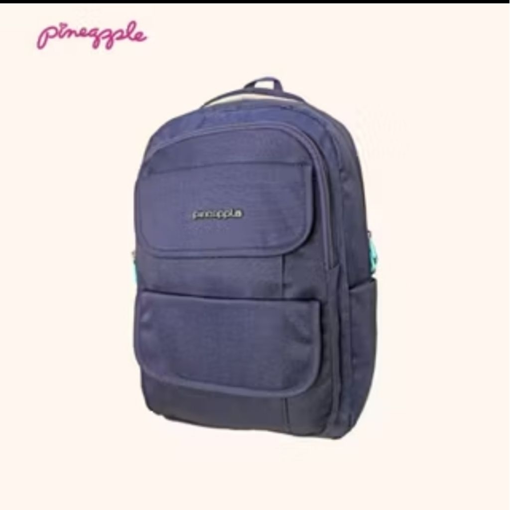 Pineapple Norwich Tas Ransel Wanita - Backpack Sekolah Kuliah Banyak Sekat Kapasitas Besar Free Rain