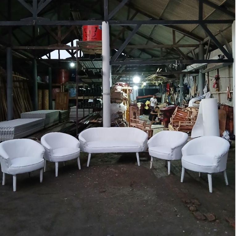 Sofa Set Minimalis - Sofa Setengah Bundaran - Sofa Set Keluarga - Sofa Set Ruang Tamu - Sofa Ruang T