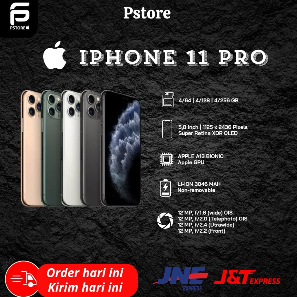 IPHONE 11 PRO 64| 128| 256 SECOND RESMI INTERNASIONAL