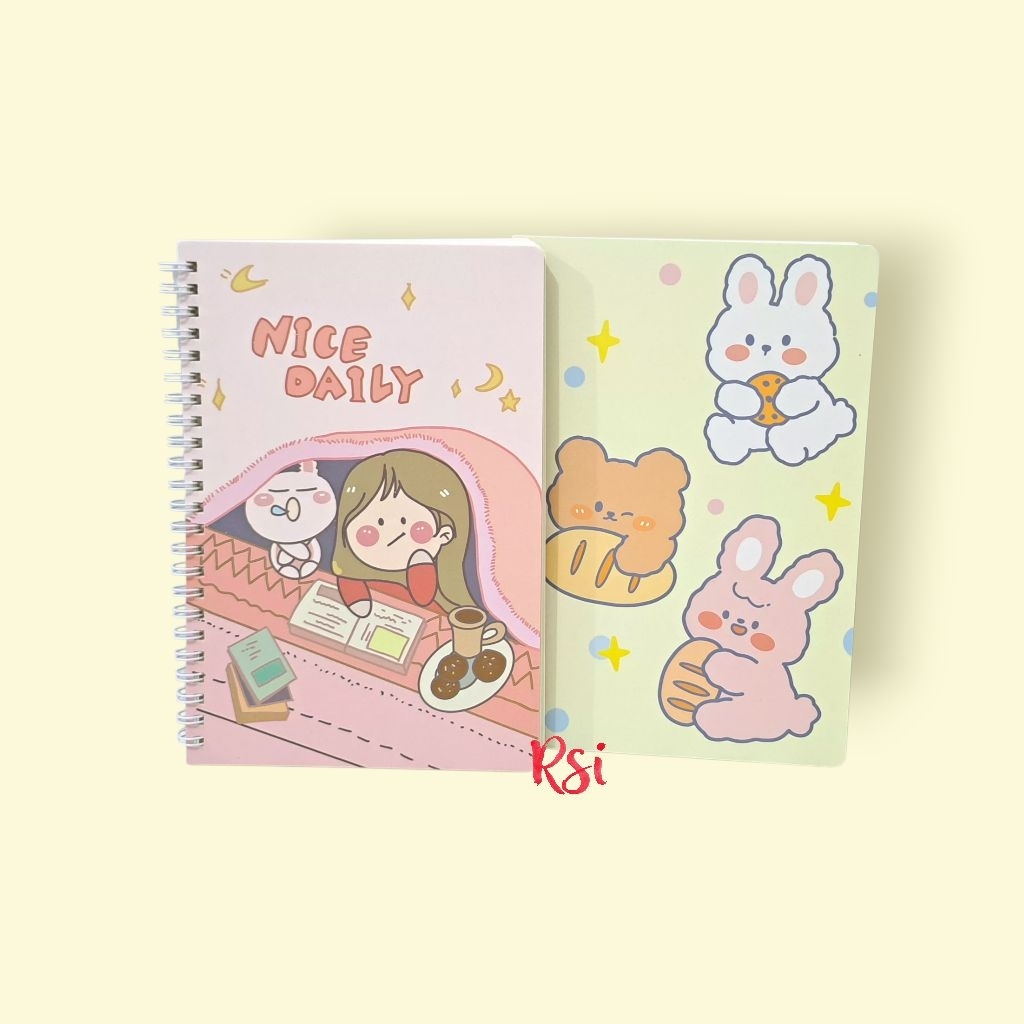 009 - Notebook A5 / Buku Diary / Buku Catatan Aesthetic