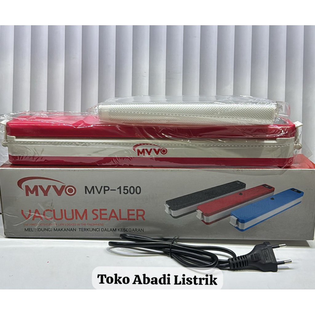MYVO Vacuum Sealer MVP-1500 Vacum Plastik/ Mesin Press Angin