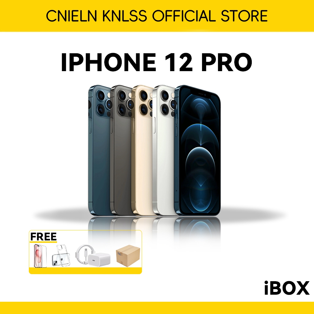 iPhone 12 Pro IBOX Second Bekas 128GB/256GB Mulus 100% Original Fullset