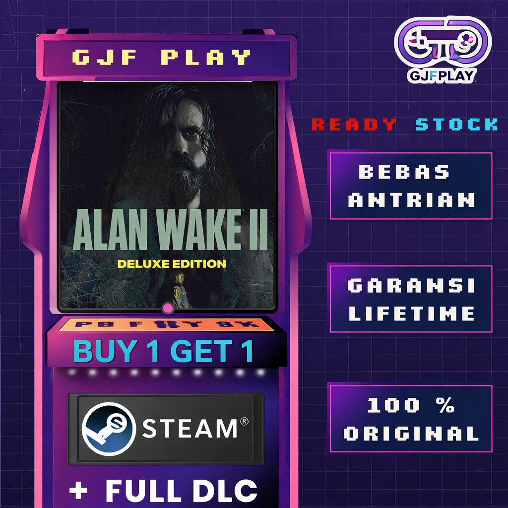 Alan Wake 2 Deluxe Edition PC (Epic Games) – Steam Game PC Original 100% Anti Limit Garansi Lifetime