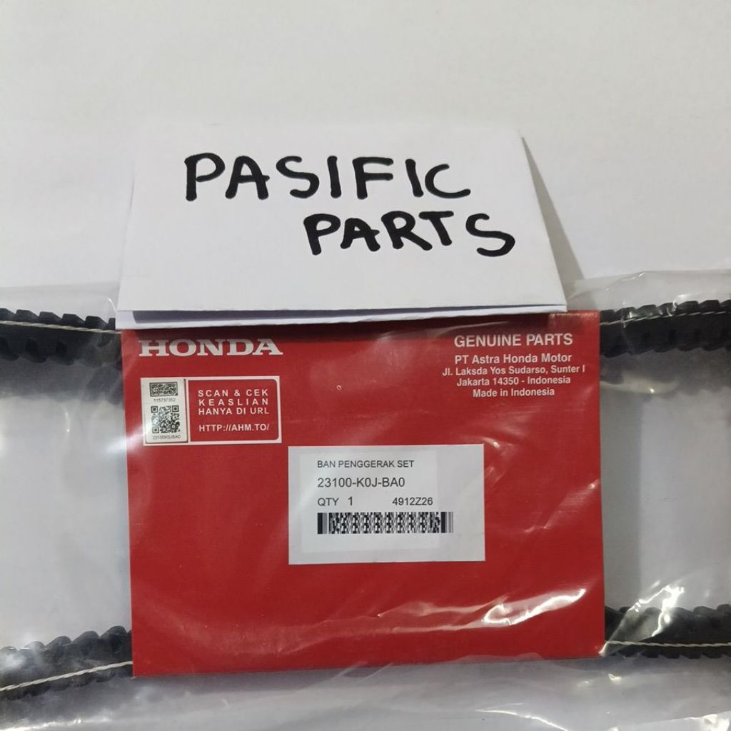 V-Belt kit GENIO/Scoopy k2f (2019-2022)23100-KOJ-BAO ORi AHM