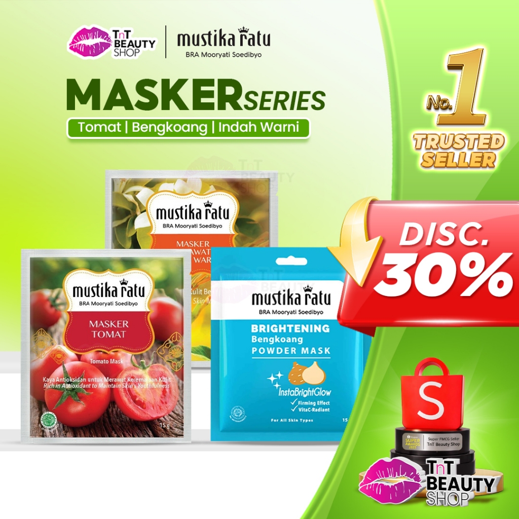 Mustika Ratu Masker 15gr - Masker Wajah - Masker Bubuk | TnT Beauty Shop
