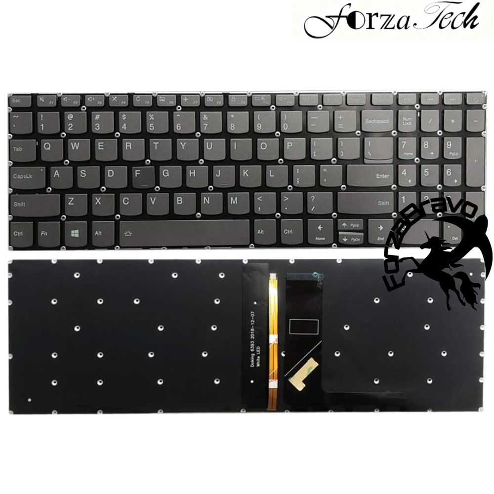 Keyboard Laptop ideapad L340-15 L340-17 L340-17IRH L340-15IRH L340-15IWL L340-17API Gray Backlight L