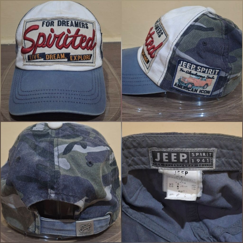 Topi Jeep Spirit 1941 Caps Full Tag